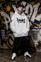 Pinoy 'To - Oversize Fleeced Boxy Hoodie, White