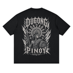 Dugong Pinoy - Streetwear Loose Drop Shoulder T-Shirt, Black