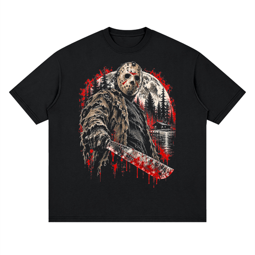 Jason Vorhees - Streetwear Loose Drop Shoulder T-Shirt