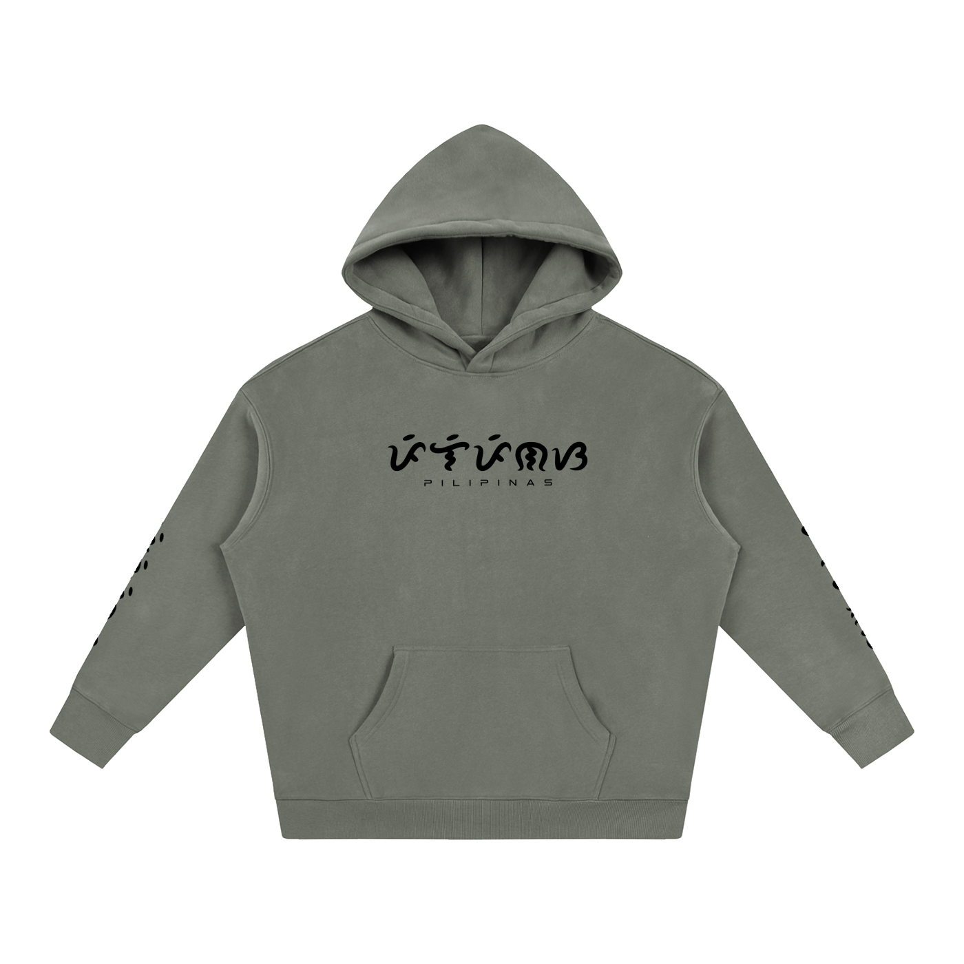 Baybayin - Oversize Fleeced Hoodie