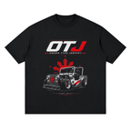 OTJ - Owner Type Jeepney Hot Rod - Streetwear Loose Drop Shoulder T-Shirt