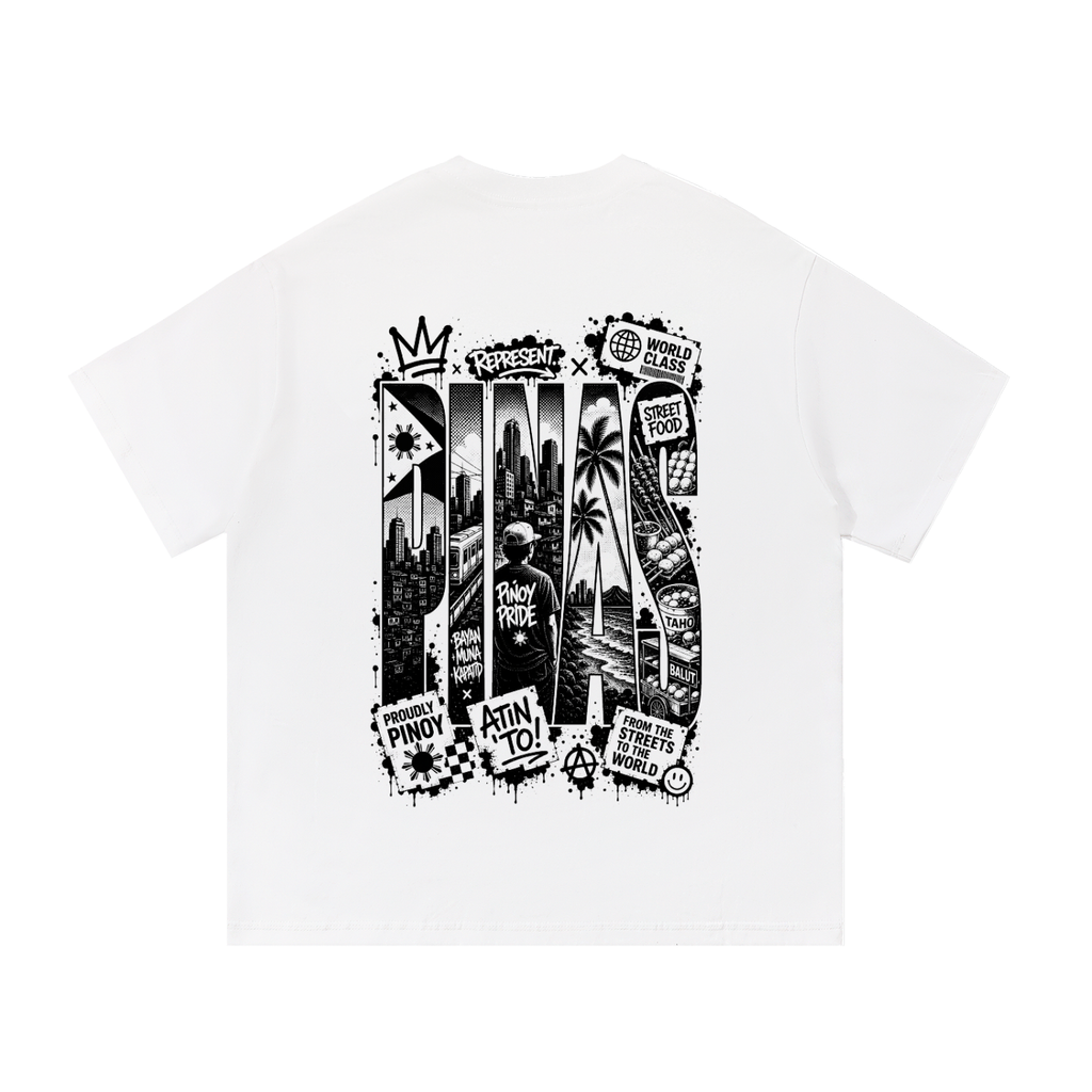 PINAS - Men's Premium Cotton T-Shirt, White