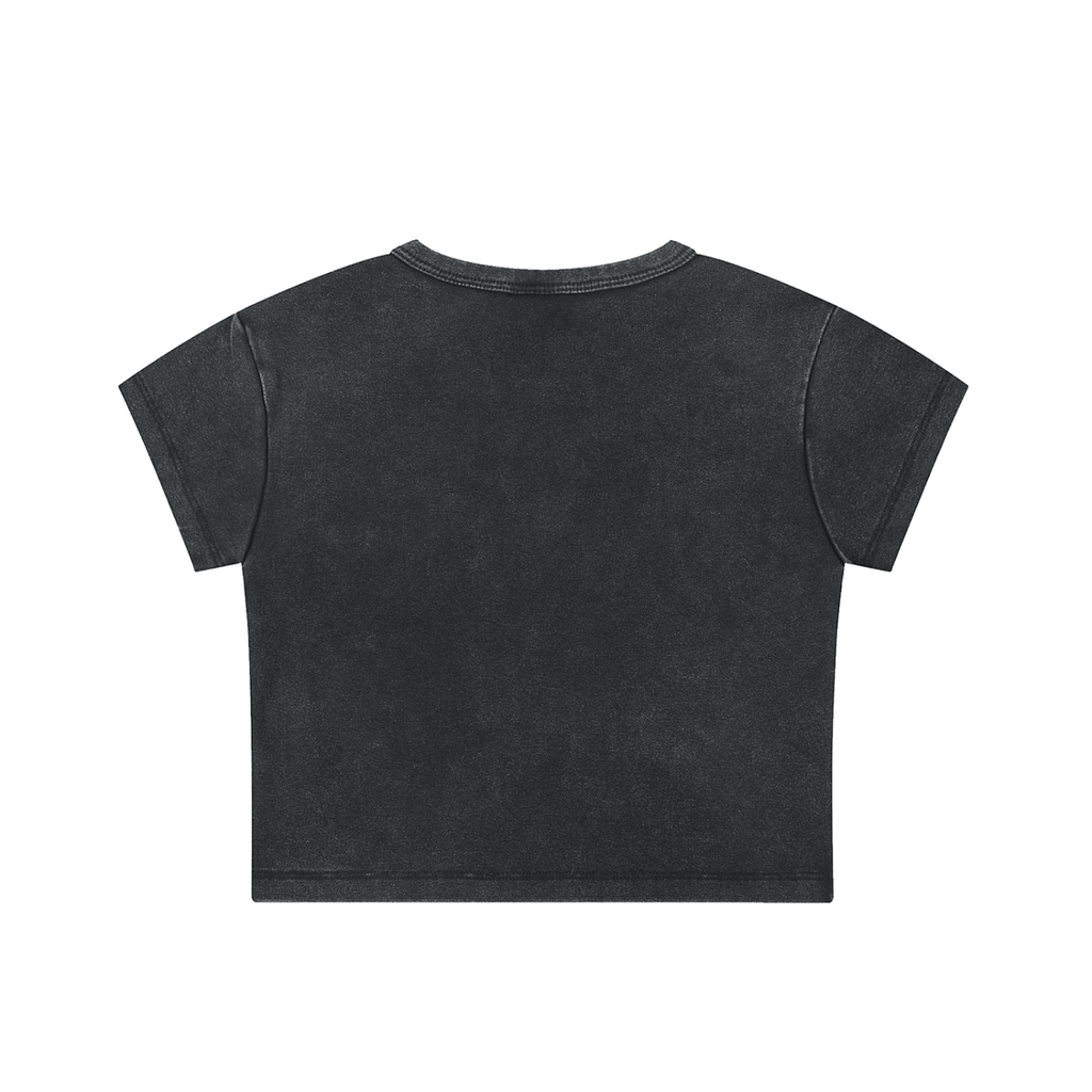 Dugong Pinoy - Women Snow Washed Crop Top