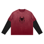 Spidey - Unisex Vintage Wash Distressed Layer T-Shirt