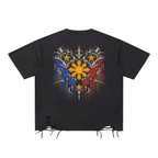 Filipino - Snow Washed Raw-Hem T-Shirt