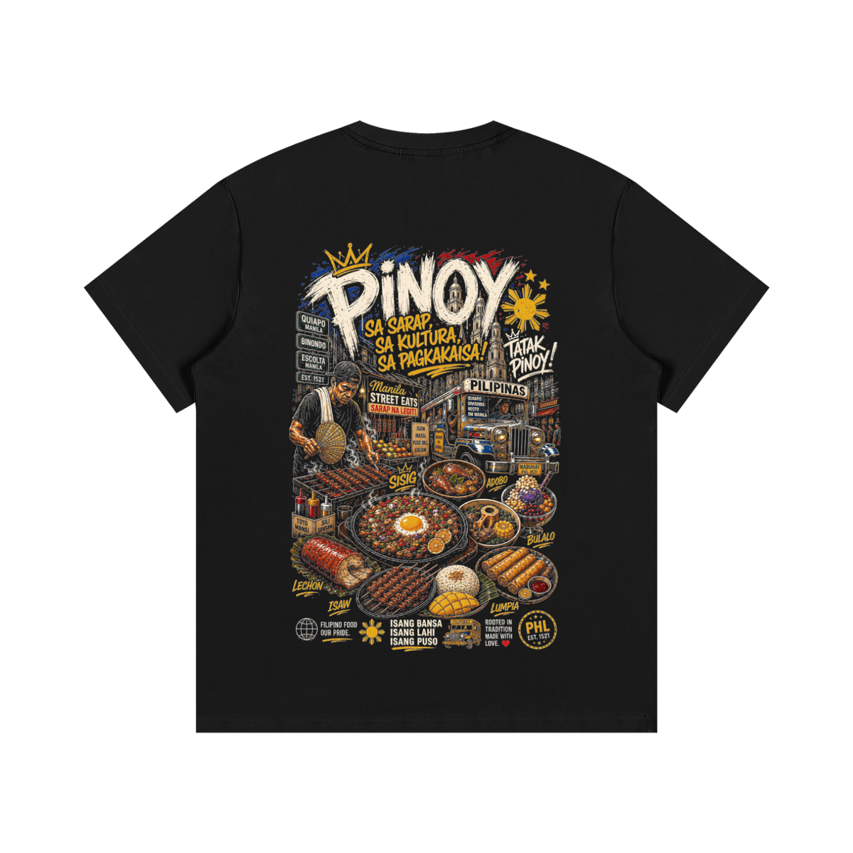 FOODTRIP - Unisex Tee 100% Premium Cotton, Pre-shrunk