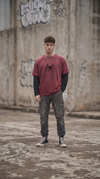 Spidey - Unisex Vintage Wash Distressed Layer T-Shirt