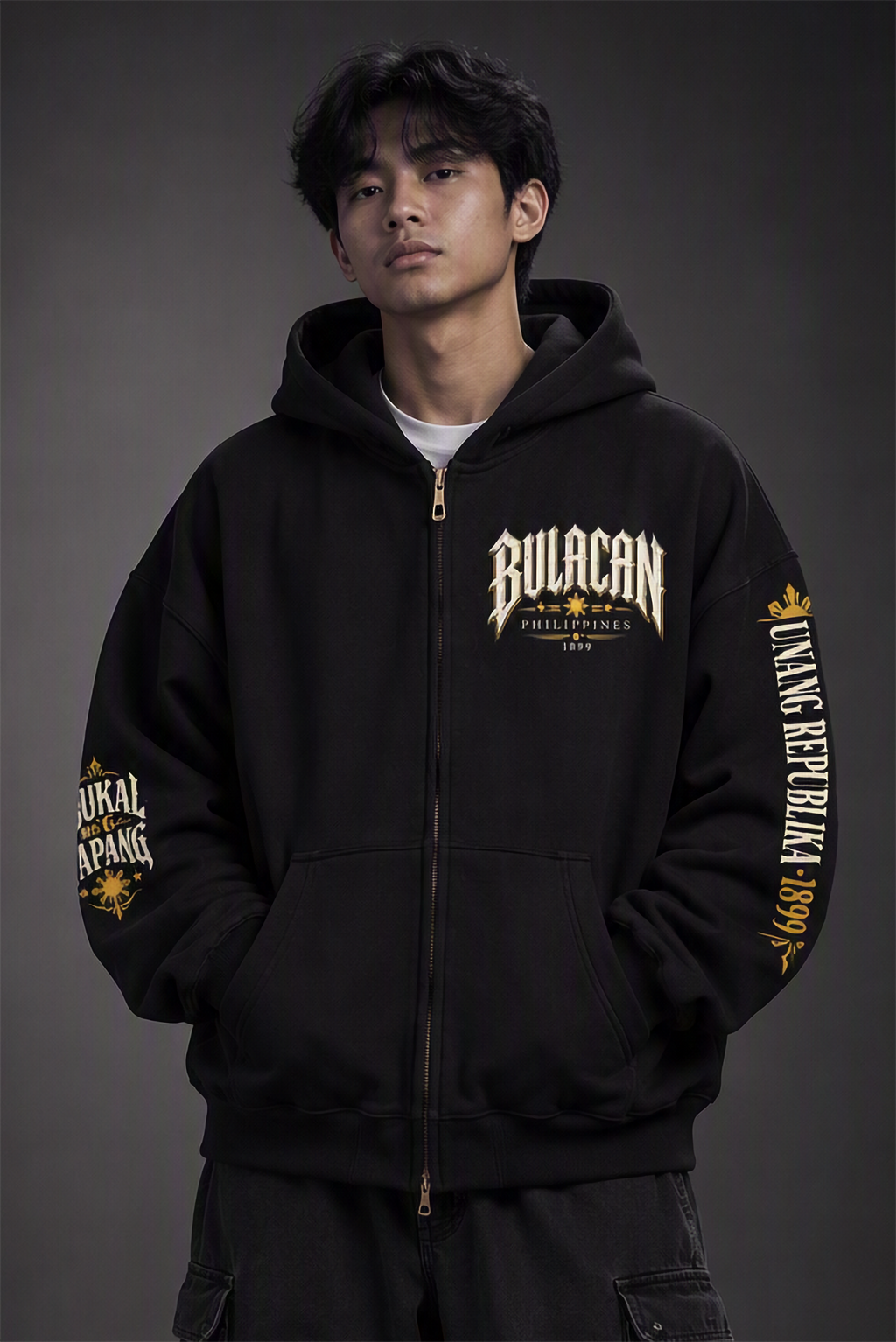 Bulacan - Oversized Fleece Boxy Full-Zip Hoodie