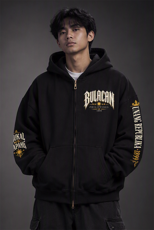 Bulacan - Oversized Fleece Boxy Full-Zip Hoodie