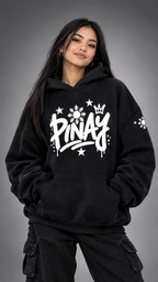 Pinay Graffiti - Oversize Fleeced Hoodie