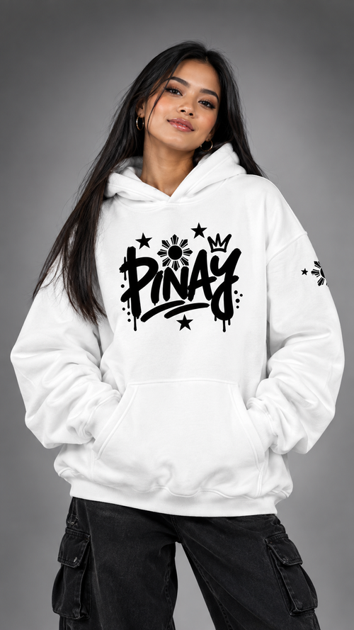 Pinay Graffiti - Oversize Fleeced Hoodie