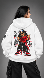 Pinay Graffiti - Oversize Fleeced Hoodie