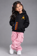 Pinoy Kids Stripe - Youth Pullover Fleece Hoodie, Black