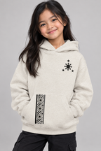 Pinoy Stripe - Youth Pullover Fleece Hoodie, Natural Heather