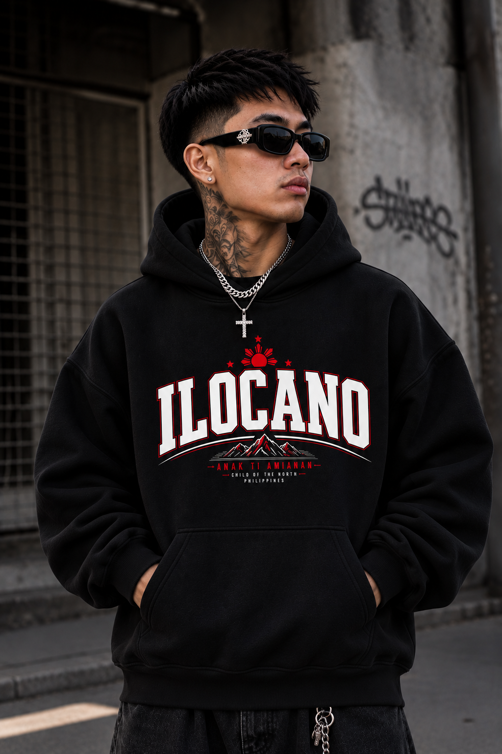 ILOCANO - Oversize Fleeced Hoodie