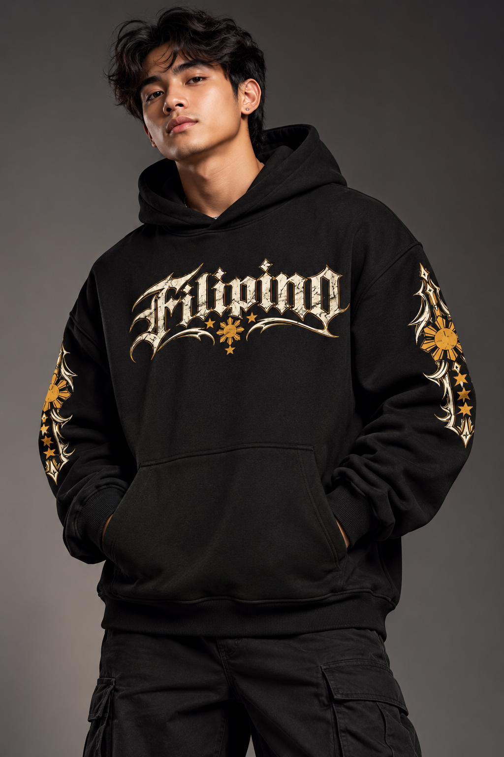 Filipino - Essential Heavyweight Drop-Shoulder Hoodie