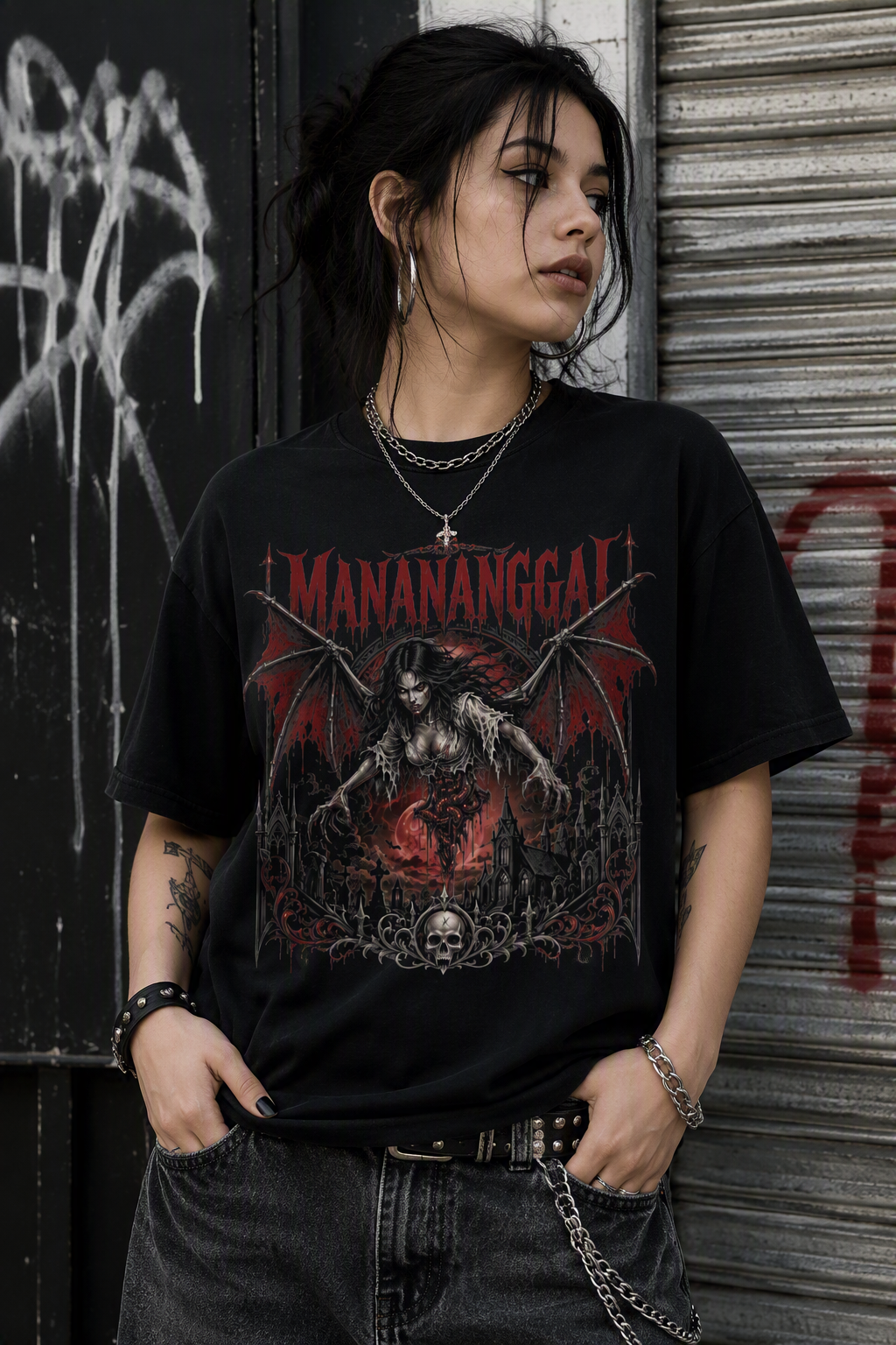 Manananggal - Halloween Unisex Premium Cotton T-Shirt