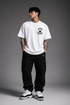 Pinoy Certified - Streetwear Loose Drop Shoulder T-Shirt, White