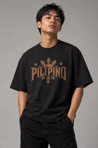 PILIPINO - Boxy T-Shirt, HTV(Heat Transfer Vinyl), Bronze