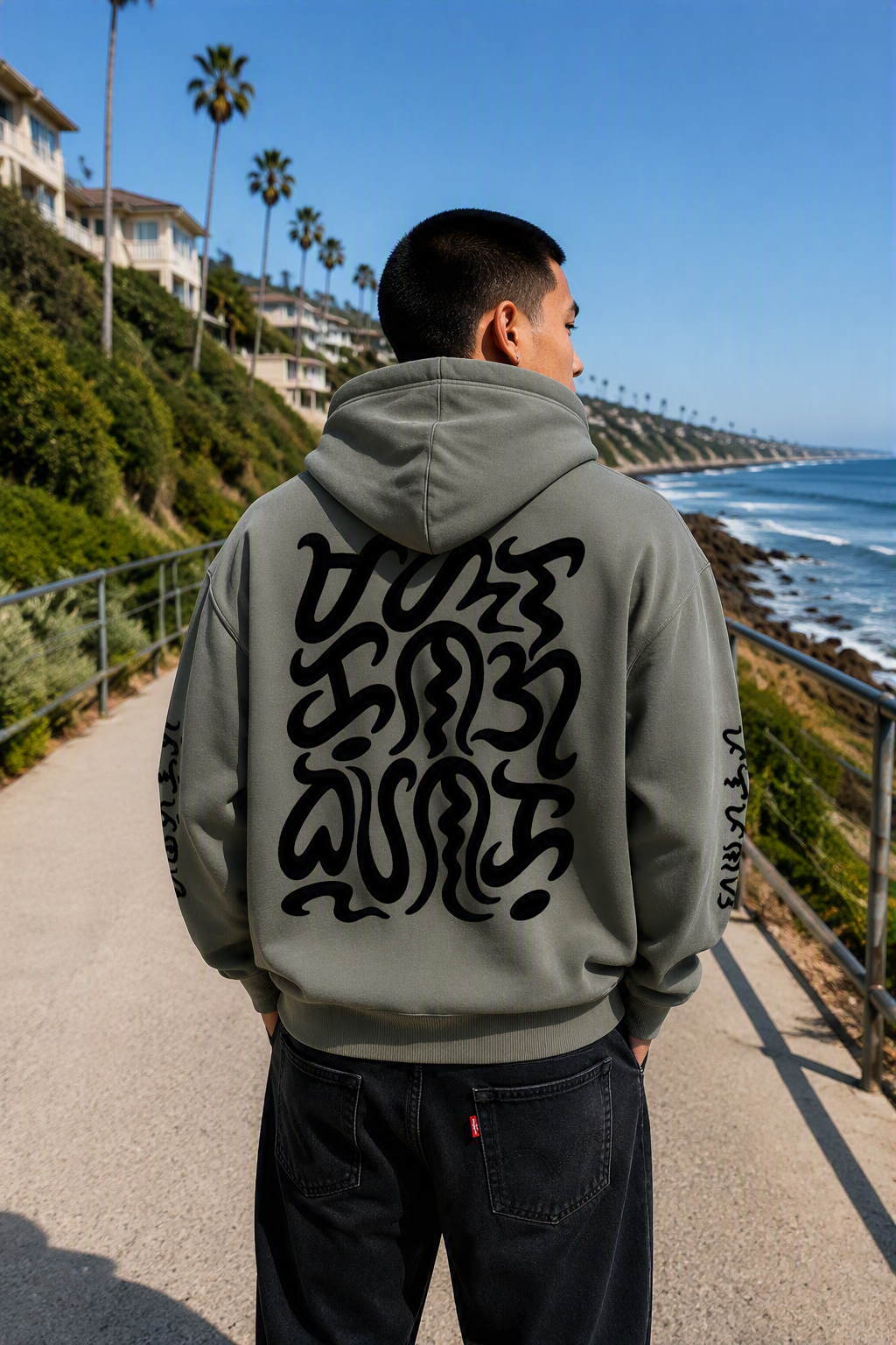 Baybayin - Oversize Fleeced Hoodie