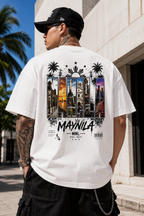 Manila - Heavyweight Drop Shoulder Cotton T-Shirt