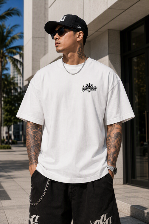 Manila - Heavyweight Drop Shoulder Cotton T-Shirt