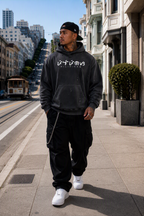 Baybayin - Vintage Washed Frayed Fleece Hoodie