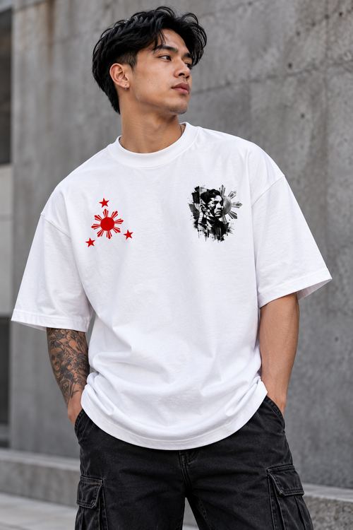 Jose Rizal - Streetwear Loose Drop Shoulder T-Shirt