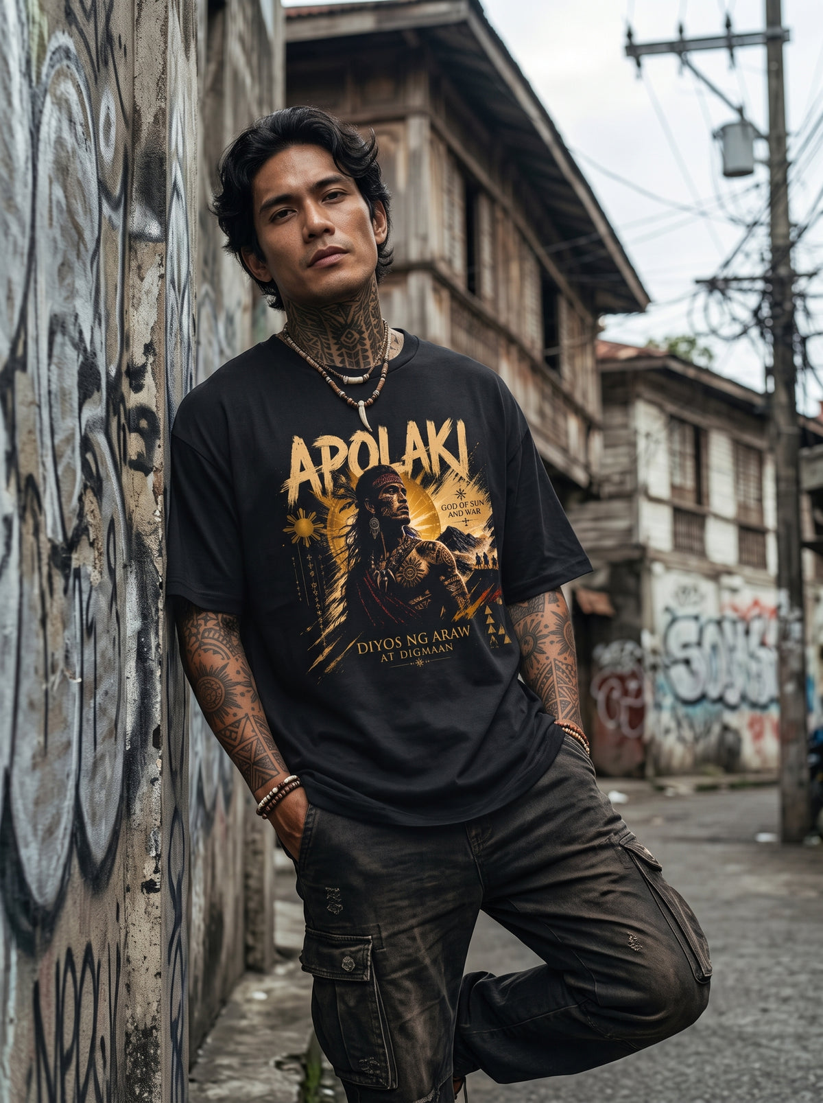 APOLAKI - Streetwear Loose Drop Shoulder T-Shirt