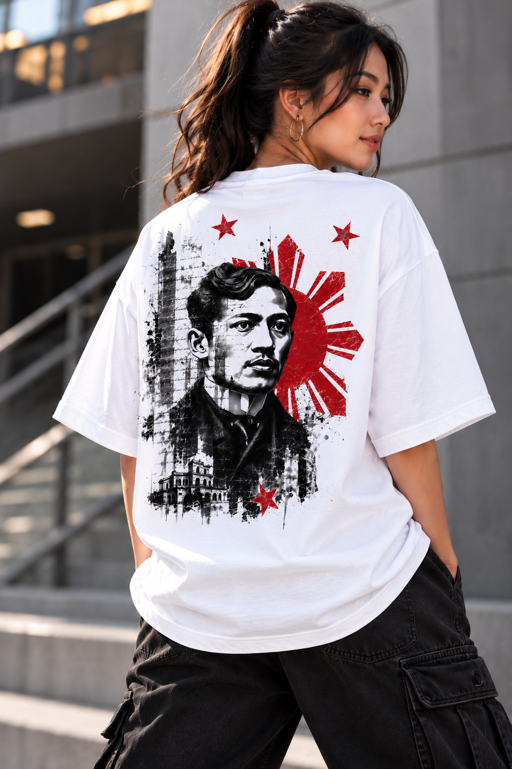 Jose Rizal - Streetwear Loose Drop Shoulder T-Shirt