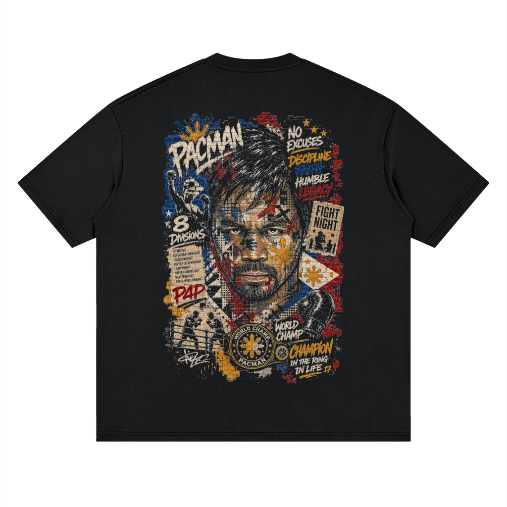 Pac-Man - Manny Streetwear Loose Drop Shoulder T-Shirt