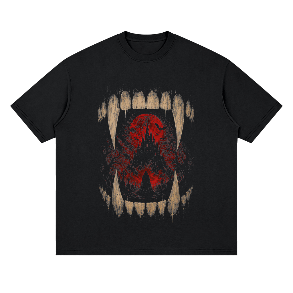 Fangs - Loose Drop Shoulder T-Shirt