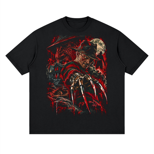Freddy Kreuger - Streetwear Loose Drop Shoulder T-Shirt