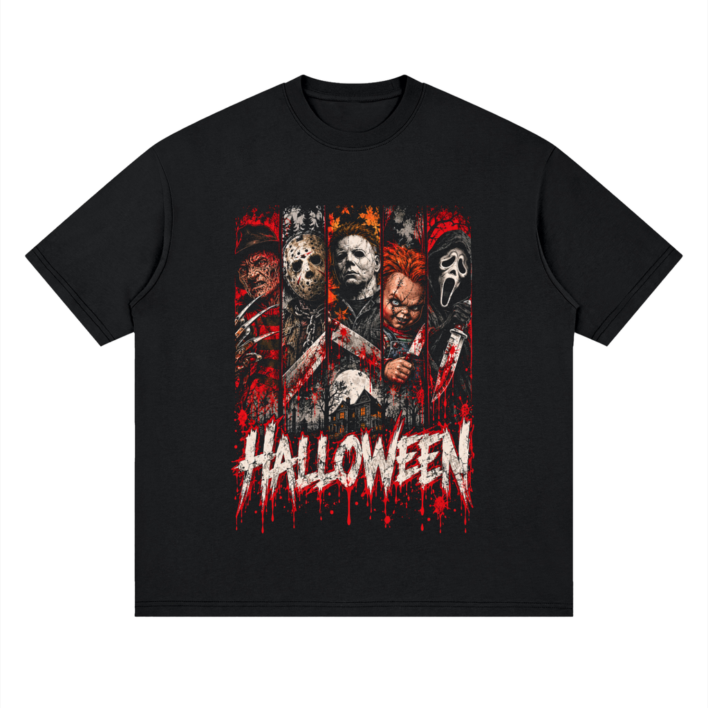 Halloween - Streetwear Loose Drop Shoulder T-Shirt
