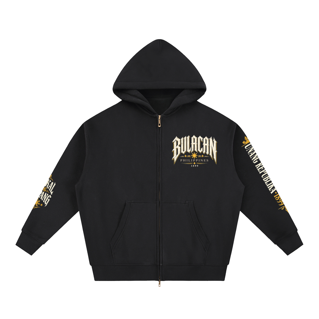 Bulacan - Oversized Fleece Boxy Full-Zip Hoodie