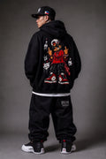 Pinoy 'To - Oversize Fleeced Boxy Hoodie, Black