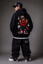 Pinoy 'To - Oversize Fleeced Boxy Hoodie, Black