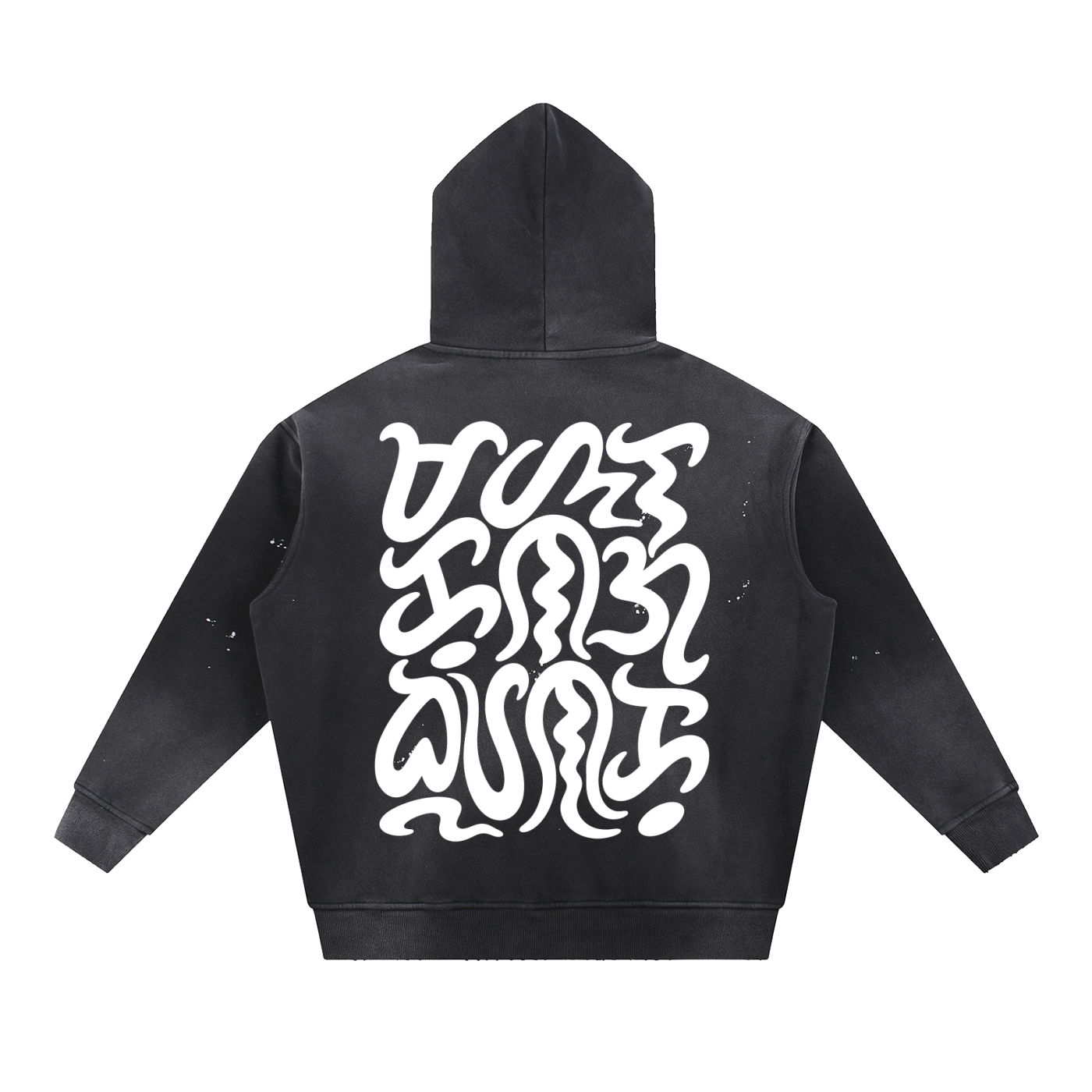 Baybayin - Vintage Washed Frayed Fleece Hoodie
