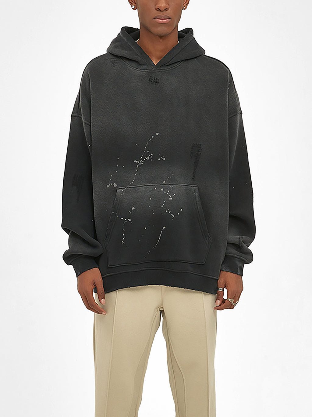 Baybayin - Vintage Washed Frayed Fleece Hoodie