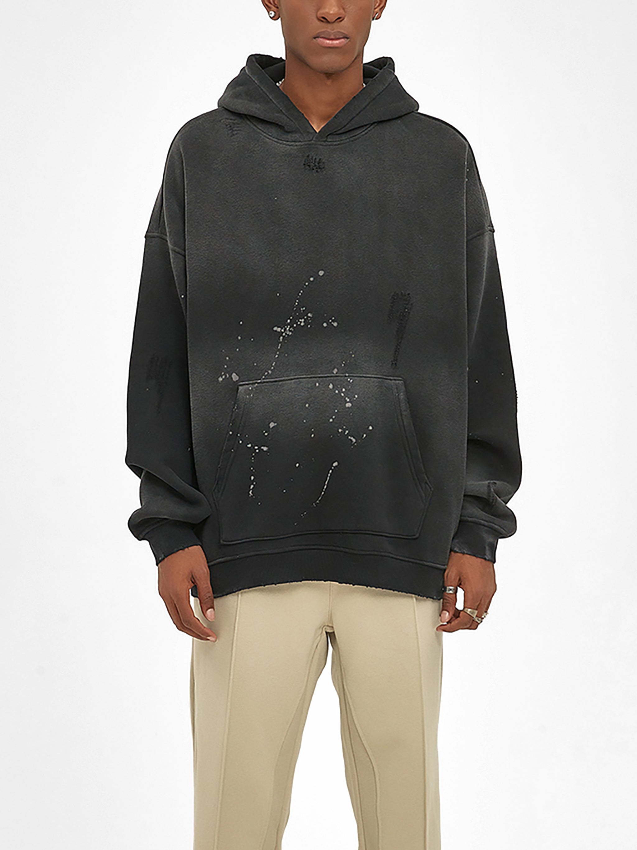 Baybayin - Vintage Washed Frayed Fleece Hoodie